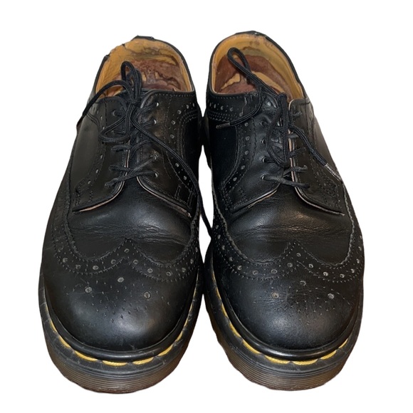 🔥*RARE* DR. MARTENS Wingtip ‘Bex’ black-Made in England. UK 4/US M5/W6 - Picture 2 of 11